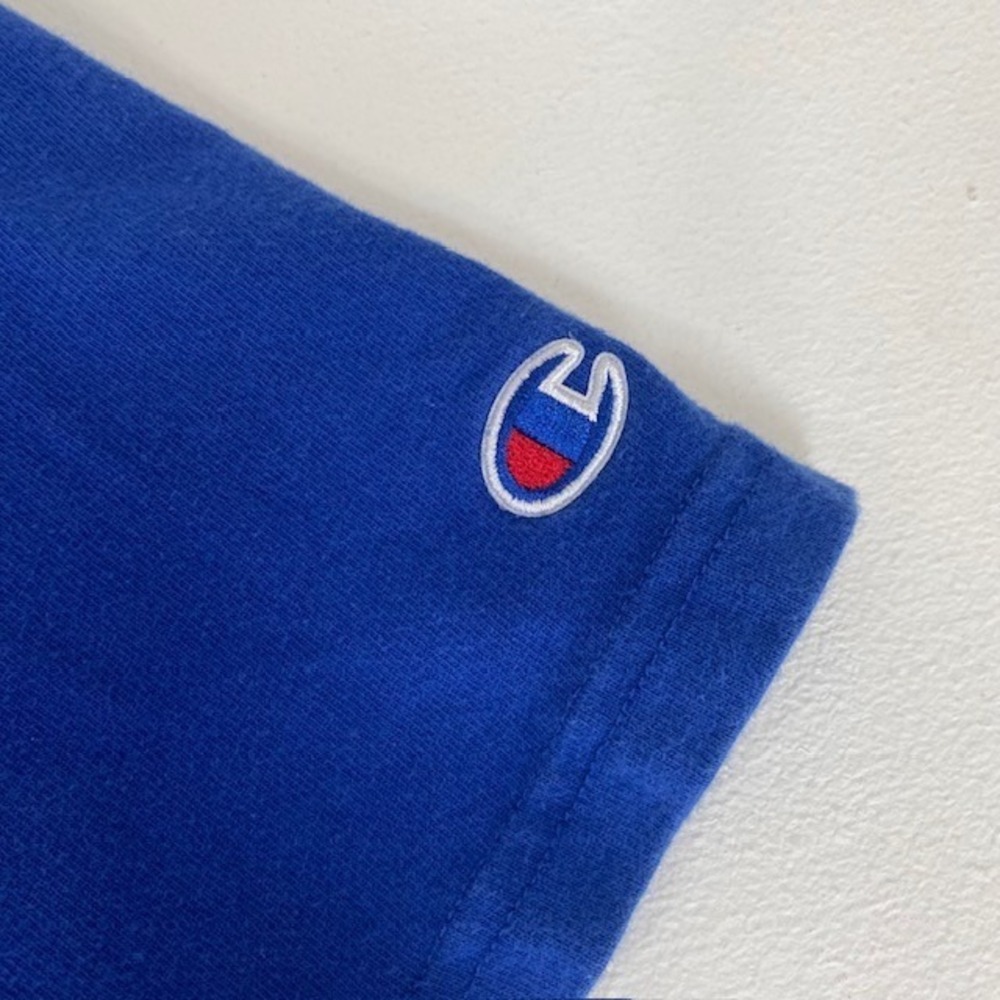 Vintage Champion Graphic T-Shirt Athletic Durable Tee Blue Large‎ - Picture 7 of 7